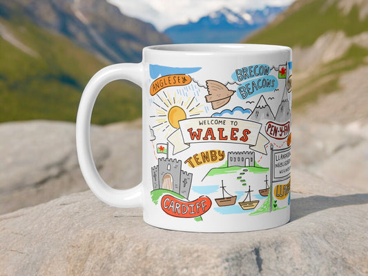 WALES MAP MUG