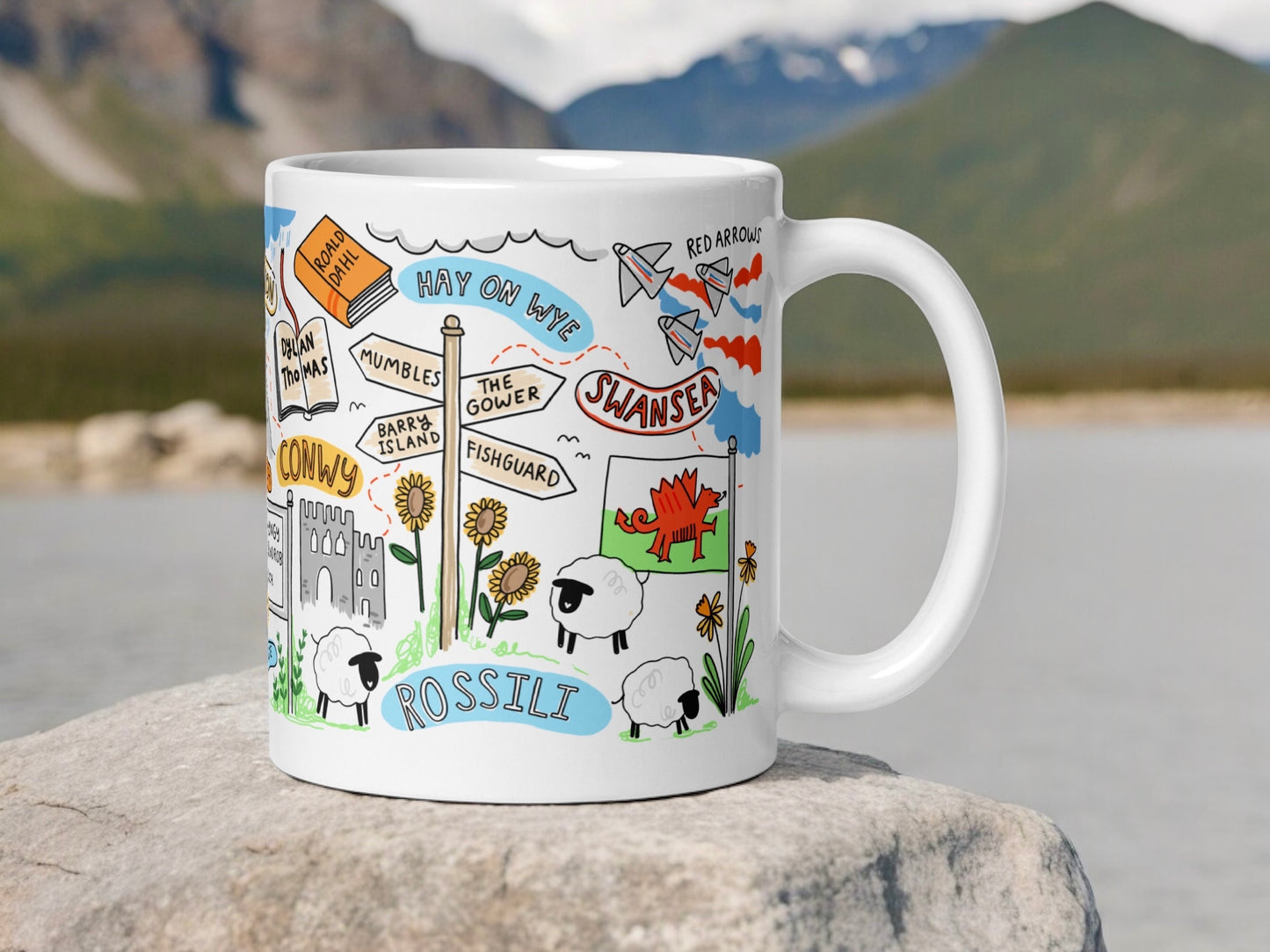 WALES MAP MUG