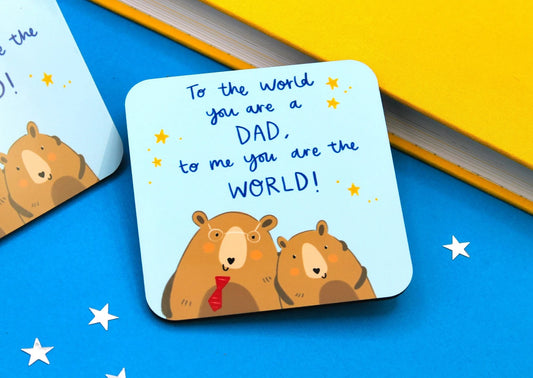 DAD BEAR COASTER